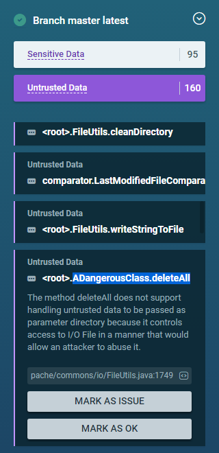ShiftLeft-ADangerousClass-list